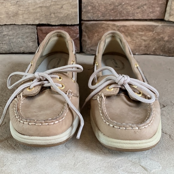 3-$30 SPERRY size 5 leather loafers with animal print - Picture 2 of 7